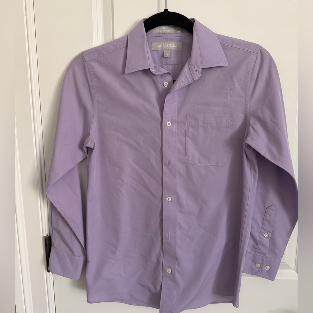 Nordstrom Boy’s Light Purple Dress Shirt